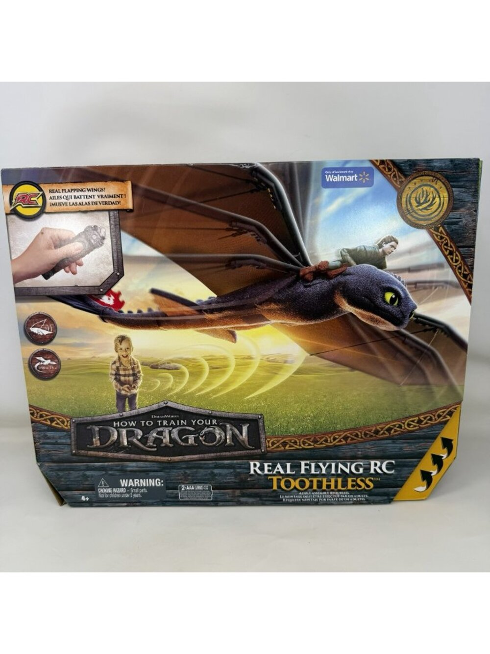 DreamWorks How To Train Your Dragon 2 RC Flying Toothless Remote Control Toy